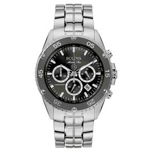 Bulova Marine Star Chronograph Stainless Steel Men's Quartz Watch
